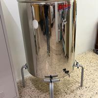 Bidone inox olio/vino