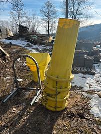 tubi per scarico macerie