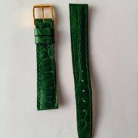 Cinturino in pelle verde 14mm