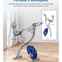 Cyclette da casa silenziosa comoda