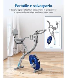 Cyclette da casa silenziosa comoda