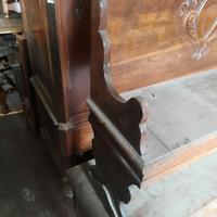 panca noce massello  con con vano
