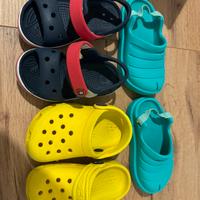 Crocs e hawaianas