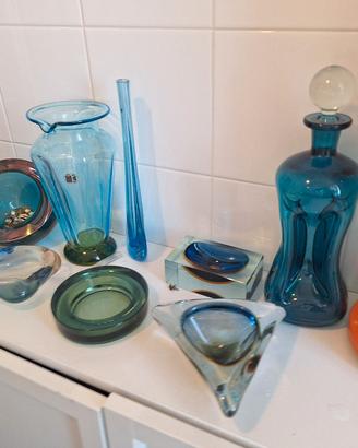Vasi ciotole svuotatasche Murano vetro vintage 