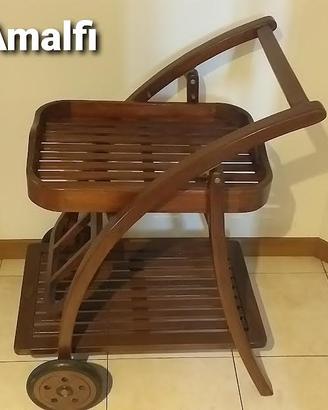 Carrello in legno Teak marca Amalfi
