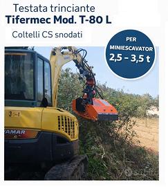 Testata trinciante Tifermec Serie T - Mod. T-80 L 