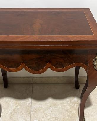 tavolino scacchiera vintage in legno anni 60 70 