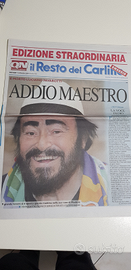 Edizione Straordinaria morte Pavarotti