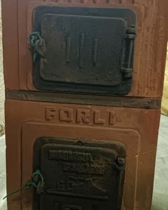 stufa in terracotta