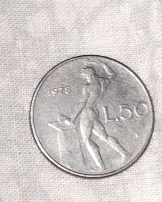 moneta 50 lire 1978