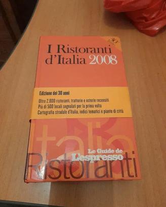 Libro I ristoranti d'Italia 2008 Guide Espresso