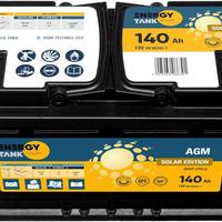 Batteria AGM 12V 140Ah - Solare, scarica lenta