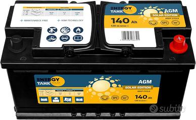 Batteria AGM 12V 140Ah - Solare, scarica lenta