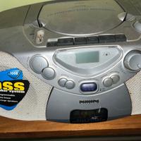 Stereo con CD e cassetta