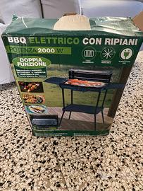Barbecue elettrico con ripiani nuovo