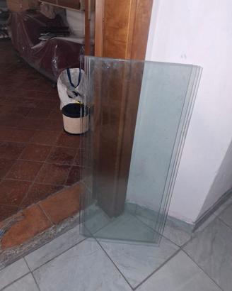 3 lastre di vetro 39.5 x 92 cm spessore 4 mm