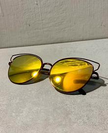 Occhiali da sole-rosa con lenti specchiate