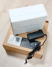 Synology DS216j 2-Bay NAS senza dischi con scatola