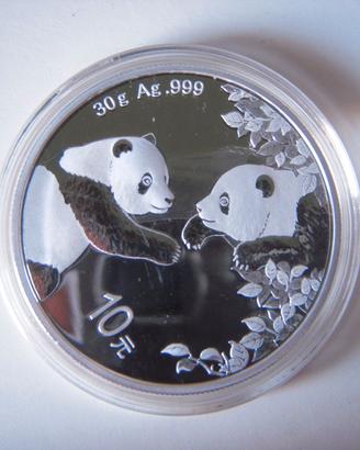 moneta argento Cina panda 2023 1 oz