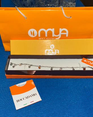 Bracciale in argento e cristalli della Boccadamo
