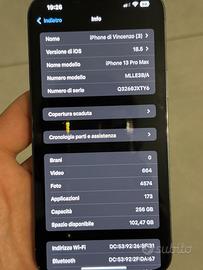 Iphone 13 pro max 256gb. Contatta whatsapp.
