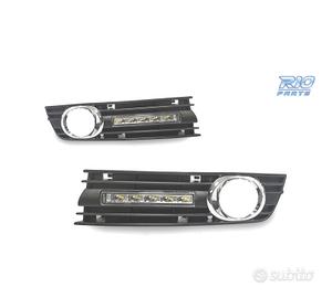 LUCE DIURNA A LED AUDI A4 B6 INCLUSO GRIGLIA ANTIA