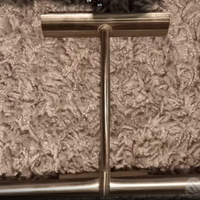 applique acciaio satinato per illuminazione quadri