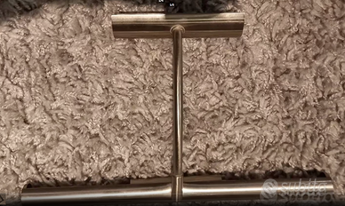 applique acciaio satinato per illuminazione quadri