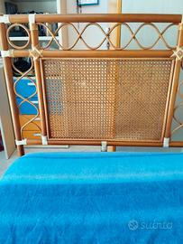 Letto singolo bamboo 190/90 con materasso 