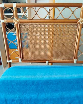 Letto singolo bamboo 190/90 con materasso 