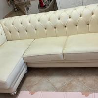 Divano modello Chester 3 posti + penisola 270x165