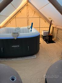 Tenda da campeggio 12m 4-8 persone - 4 stagioni