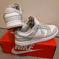 Nike Dunk Low Grigie e Bianche 38 Nuove Originali