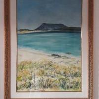 Quadro tavolara spiaggia la cinta c.cassavalla s