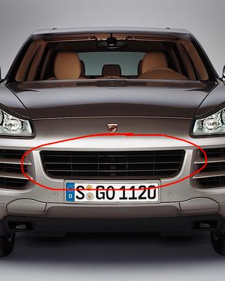 Griglia anteriore centrale Porsche Cayenne 957