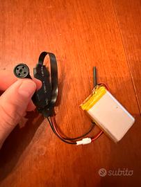 Micro camera spia a forma di bottone