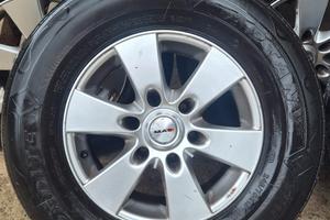 4 cerchi in lega 16 pollici 6 fori MAK