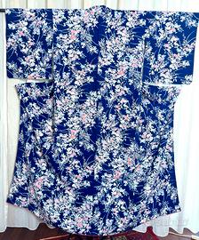 Kimono giapponese vintage tomesode meisen