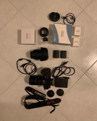 Panasonic Lumix GH5 + ottica