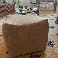 Pouf Callegaris originale - tessuto beige