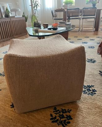 Pouf Callegaris originale - tessuto beige