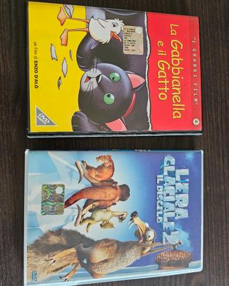 DVD La Gabbianella e il Gatto + L'Era Glaciale 2