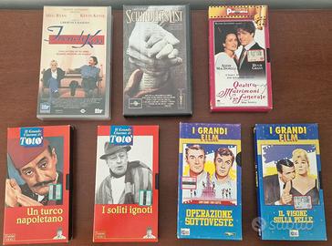 7 VHS videocassette originali