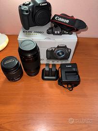 Canon eos 2000D 18-55mm+ 75-300mm