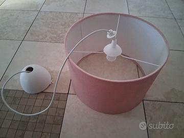 Lampadario rosa