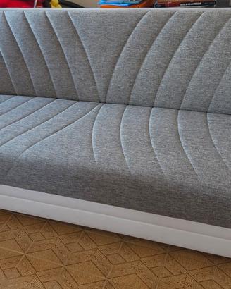 Divano letto 3 posti con contenitore 