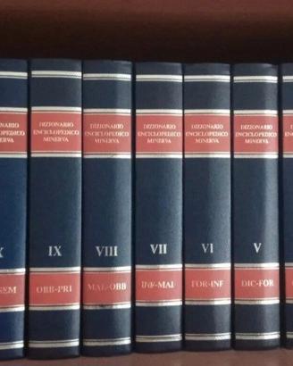 ENCICLOPEDIE  MINERVA Volumi/Dizionari I-XIII RARI