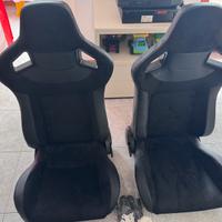 *NUOVI* Recaro Replica alcantara per 500 abarth
