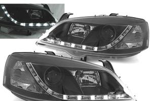 FARI PER OPEL ASTRA G 97-04 LUCE DIURNA NERI