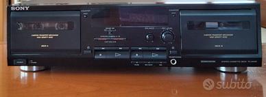 Doppia piastra per cassette audio SONY TC-W435